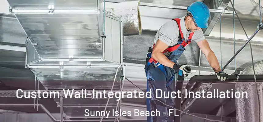 Custom Wall-Integrated Duct Installation Sunny Isles Beach - FL